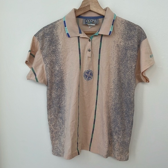 IXSPA Vintage 80’s Women’s Polo Shirt Size Medium - Picture 1 of 8